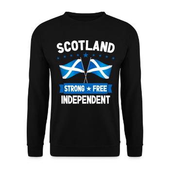 Ecosse - Sweat-shirt Unisexe - noir - Devant - Alina (178cm) & Michal (187cm)
