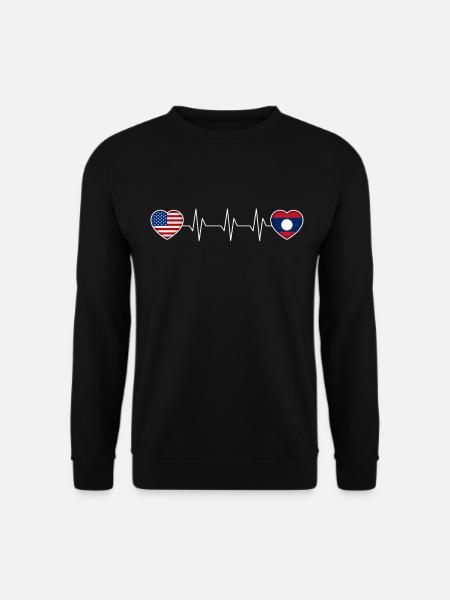 Laos - Sweat-shirt Unisexe - noir