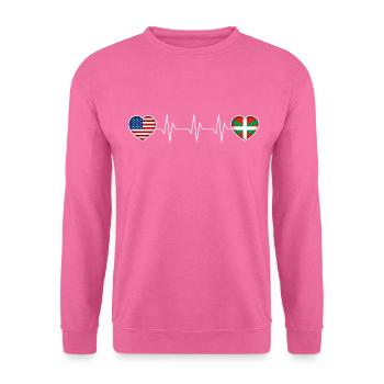 Pays Basque - Sweat-shirt Unisexe - rose - Devant