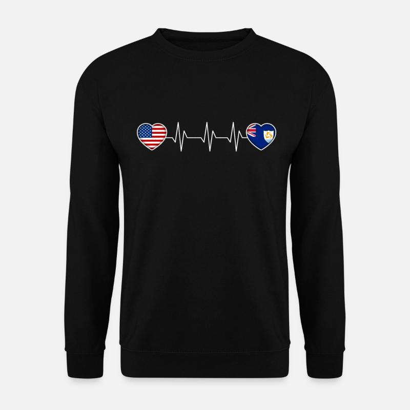 Anguilla - Unisex Pullover - Schwarz