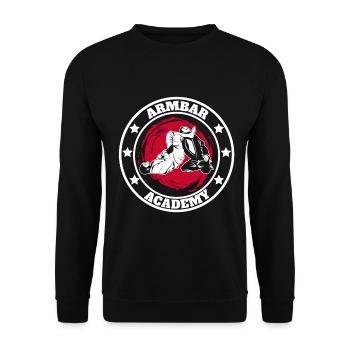 Brazilian Jiu Jitsu MMA Bjj Hugger - Unisex Pullover - Schwarz - Vorne - Alina (178cm) & Michal (187cm)