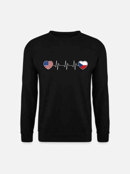 République tchèque - Sweat-shirt Unisexe - noir