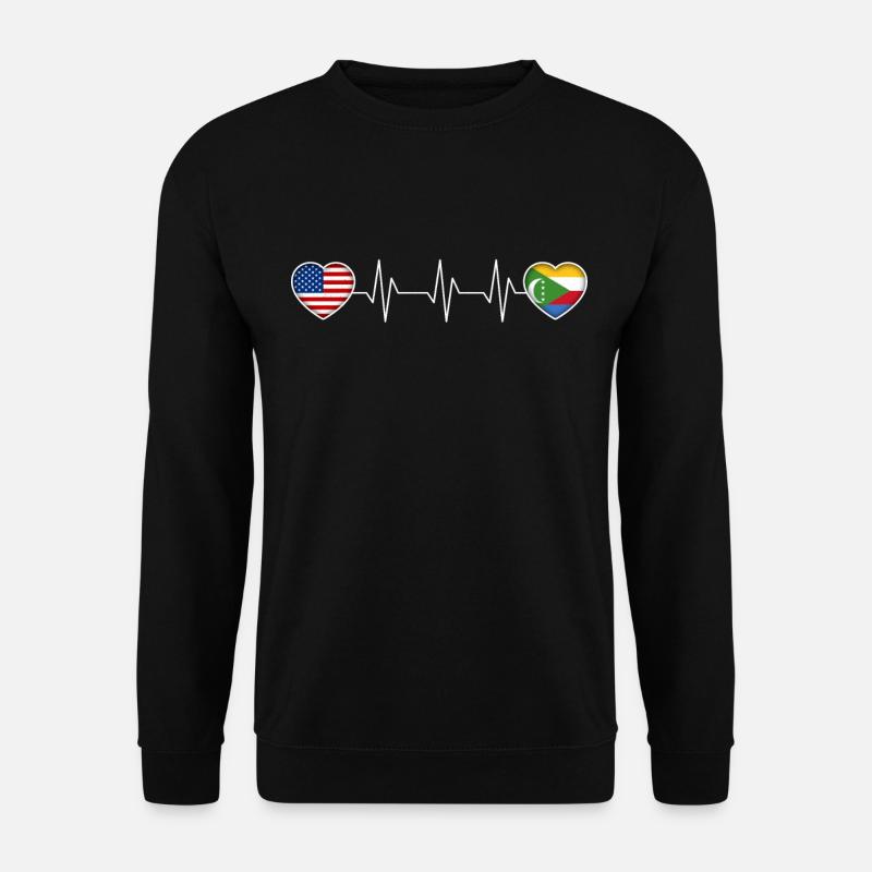 Comores - Sweat-shirt Unisexe - noir