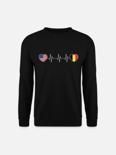Belgium - Unisex Sweatshirt - black
