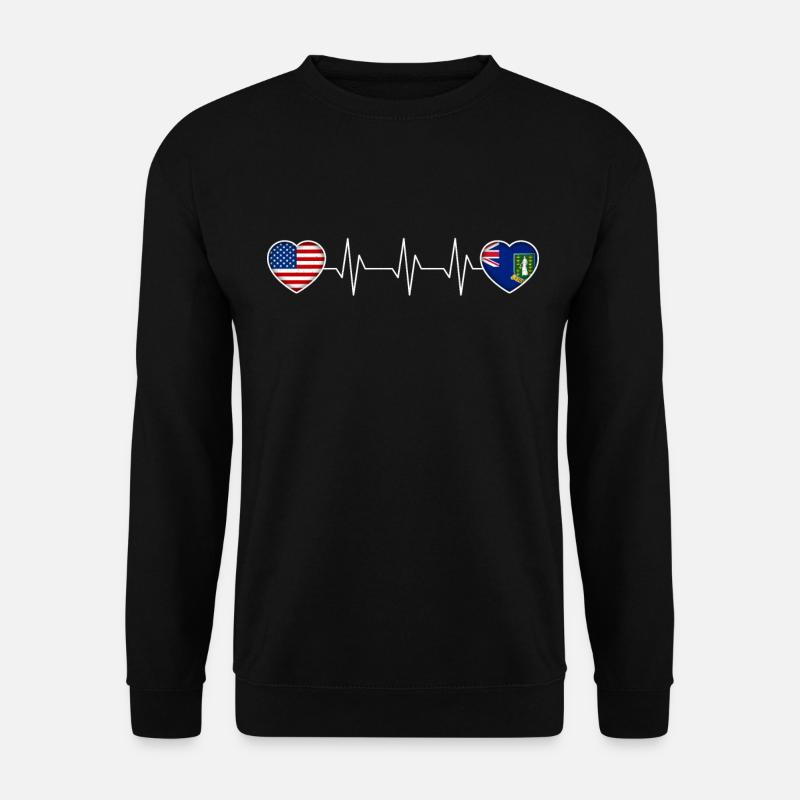 Îles Vierges britanniques - Sweat-shirt Unisexe - noir