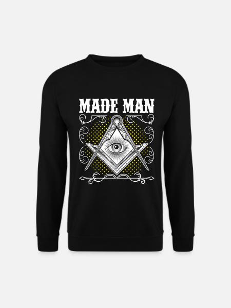 Masonic Freemasonry Fraternal - Unisex Pullover - Schwarz