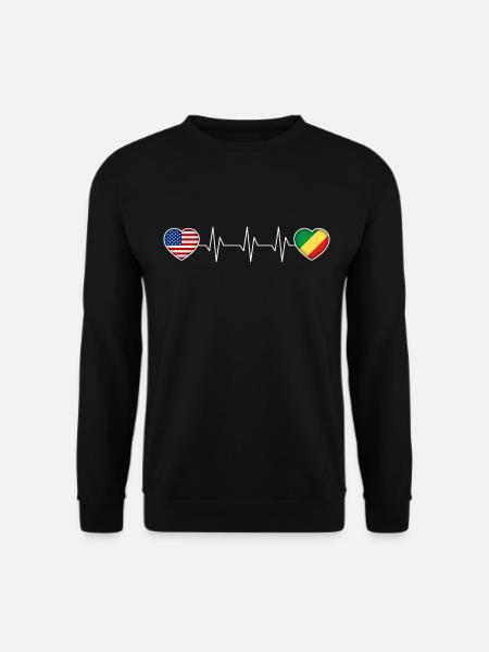 Congo Republic - Unisex Sweatshirt - black
