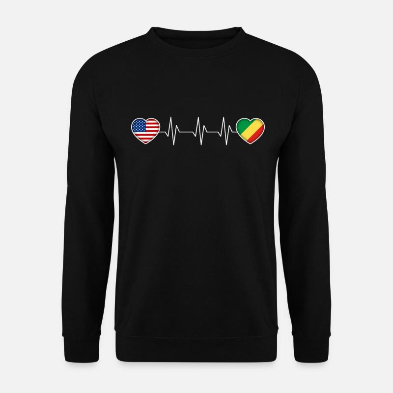 Kongo Republik - Unisex Pullover - Schwarz