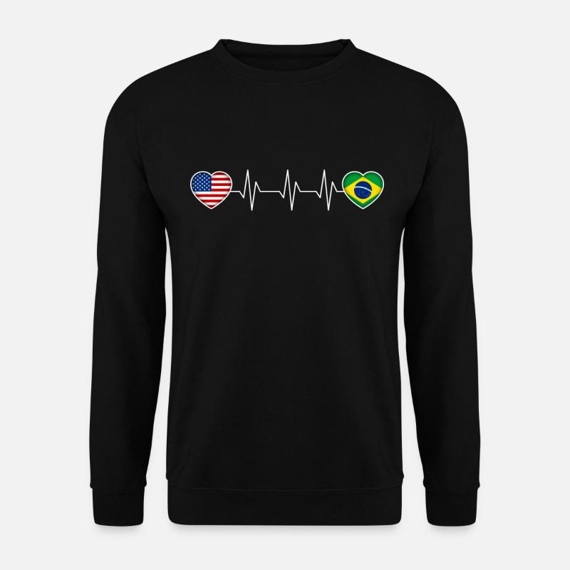 Brasilien - Unisex Pullover - Schwarz