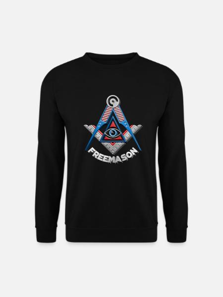 Masonic Freemasonry Fraternal - Unisex Pullover - Schwarz