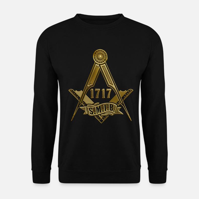 Masonic Freemasonry Fraternal - Unisex Pullover - Schwarz