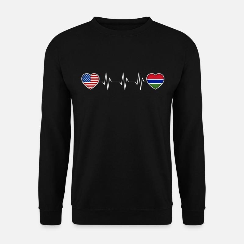 Gambia - Unisex Pullover - Schwarz