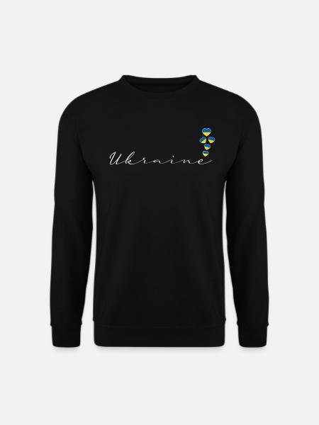 Ukraine - Unisex Pullover - Schwarz