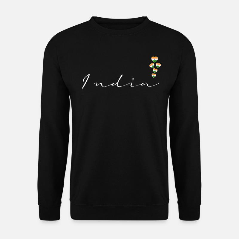Indien - Unisex Pullover - Schwarz