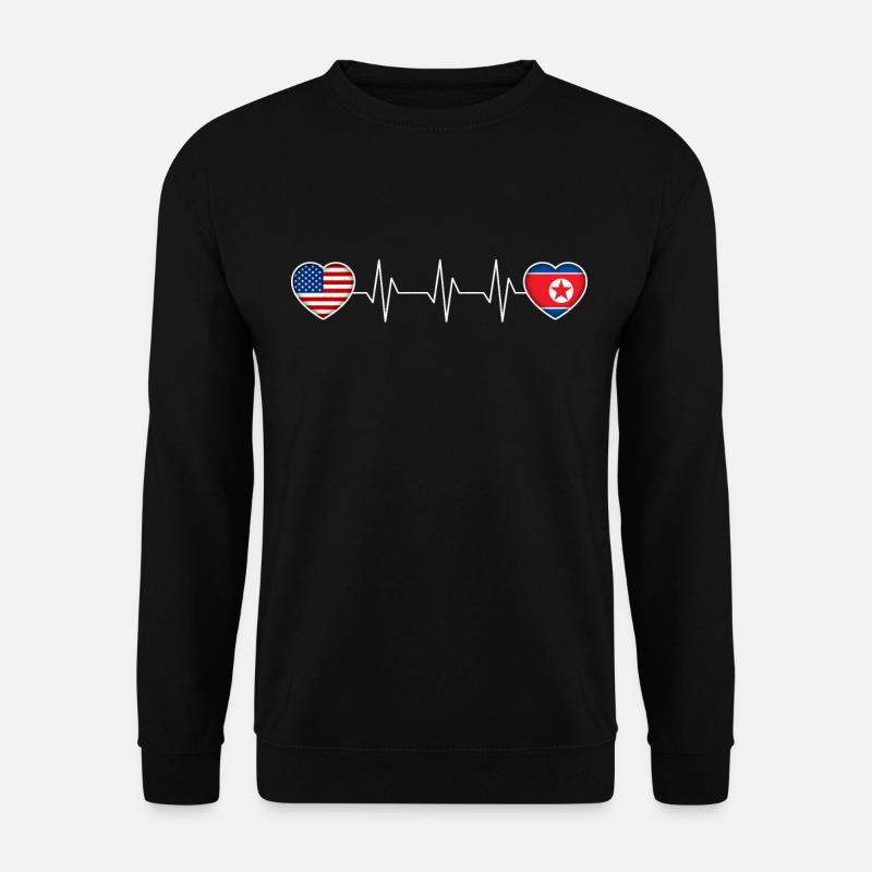 North Korea - Unisex Sweatshirt - black