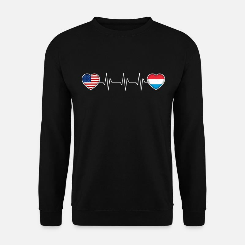 Luxemburg - Unisex Pullover - Schwarz