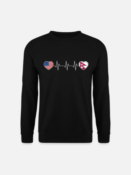 Népal - Sweat-shirt Unisexe - noir