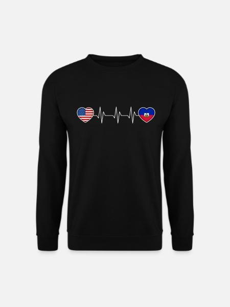 Haïti - Sweat-shirt Unisexe - noir