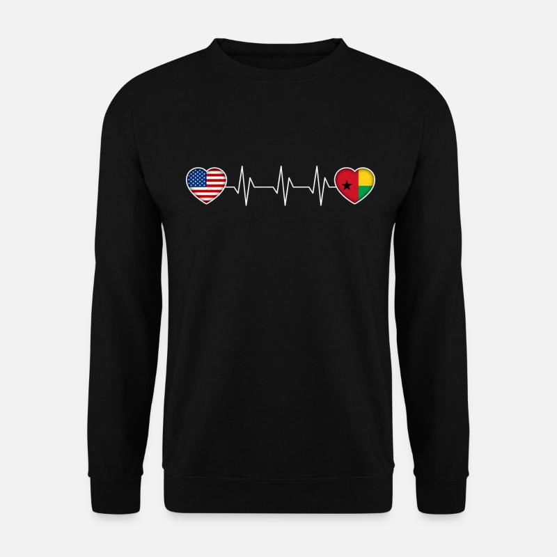 Guinea-Bissau - Unisex Pullover - Schwarz