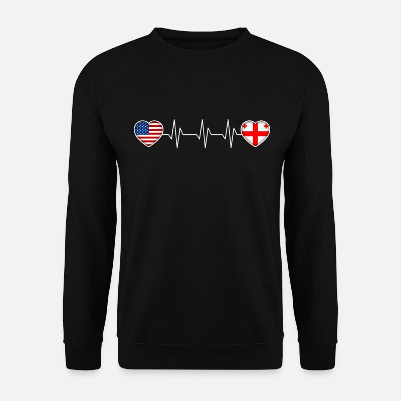 Georgien - Unisex Pullover - Schwarz
