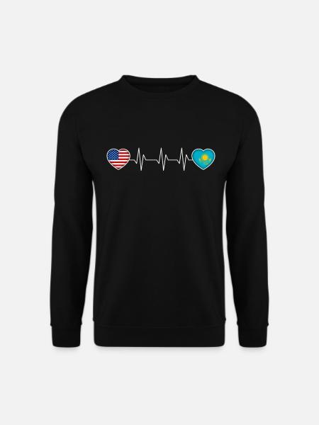 Kasachstan - Unisex Pullover - Schwarz
