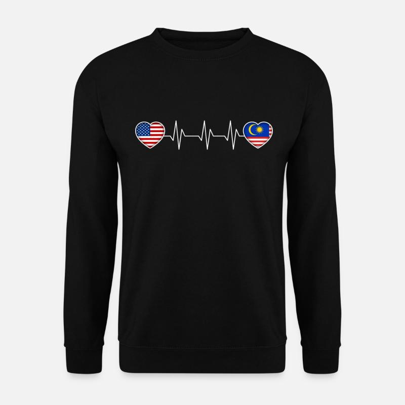 Malaysia - Unisex Pullover - Schwarz