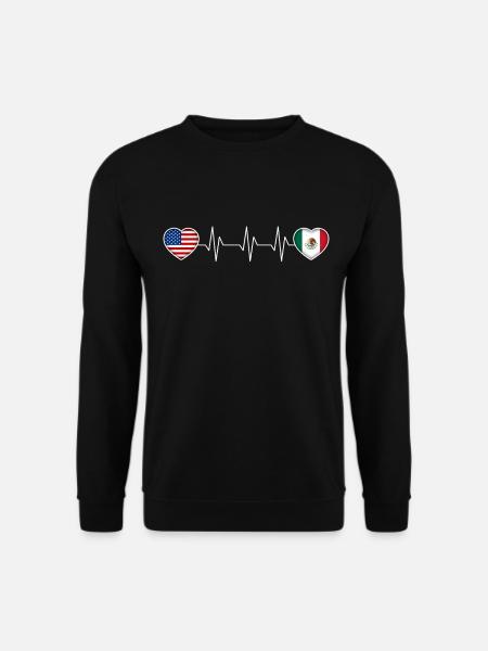 Mexiko - Unisex Pullover - Schwarz