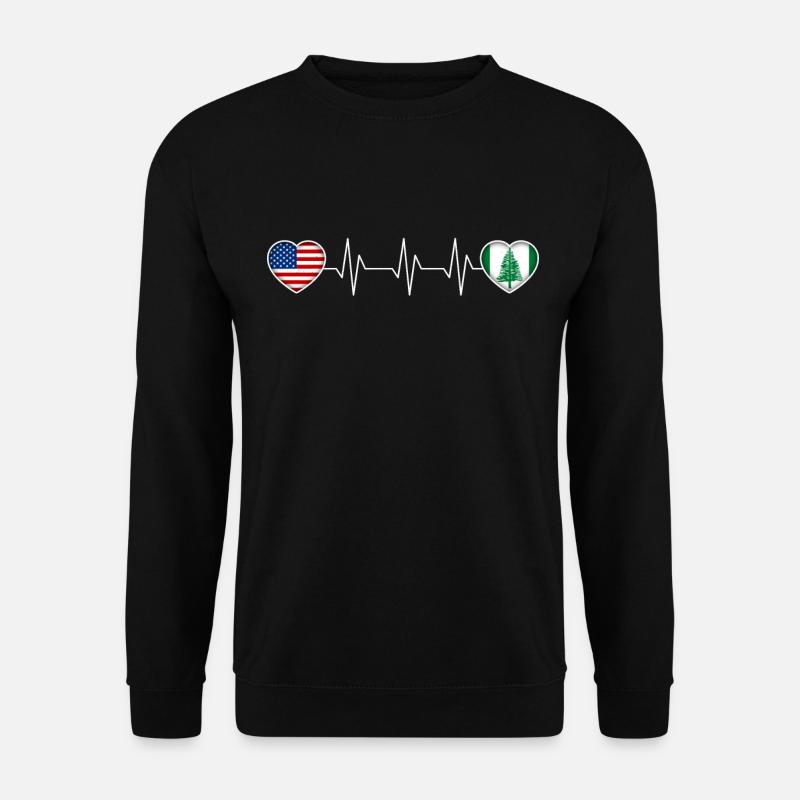 Norfolkinsel - Unisex Pullover - Schwarz