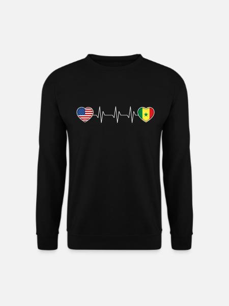 Sénégal - Sweat-shirt Unisexe - noir