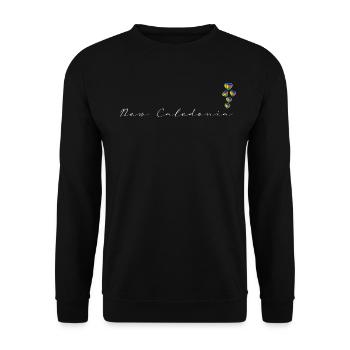 New Caledonia - Unisex Sweatshirt - black - Front - Alina (178cm) & Michal (187cm)