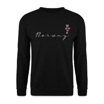Norvège - Sweat-shirt Unisexe - noir - Devant - Alina (178cm) & Michal (187cm)