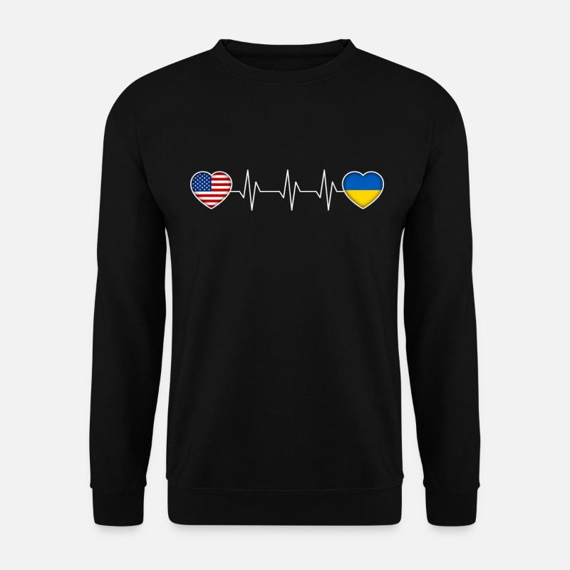 Ukraine - Unisex Pullover - Schwarz