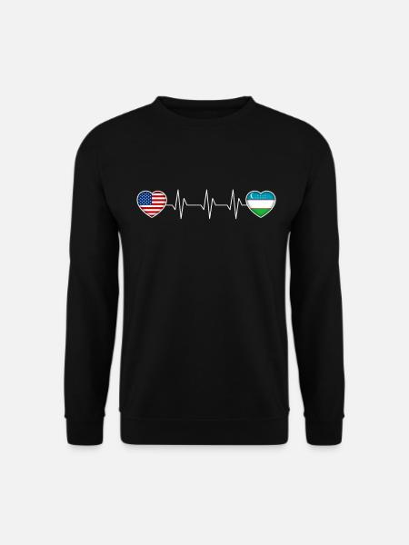 Ouzbékistan - Sweat-shirt Unisexe - noir