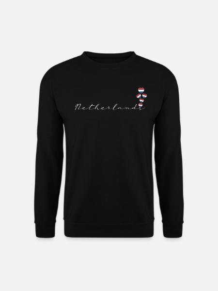 Niederlande - Unisex Pullover - Schwarz