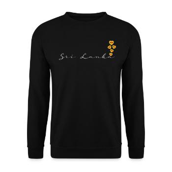 Sri Lanka - Unisex Pullover - Schwarz - Vorne - Alina (178cm) & Michal (187cm)