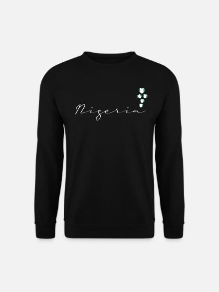 Nigéria - Sweat-shirt Unisexe - noir