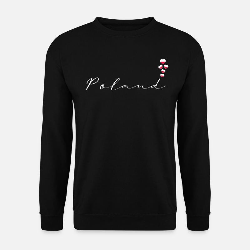 Polen - Unisex Pullover - Schwarz