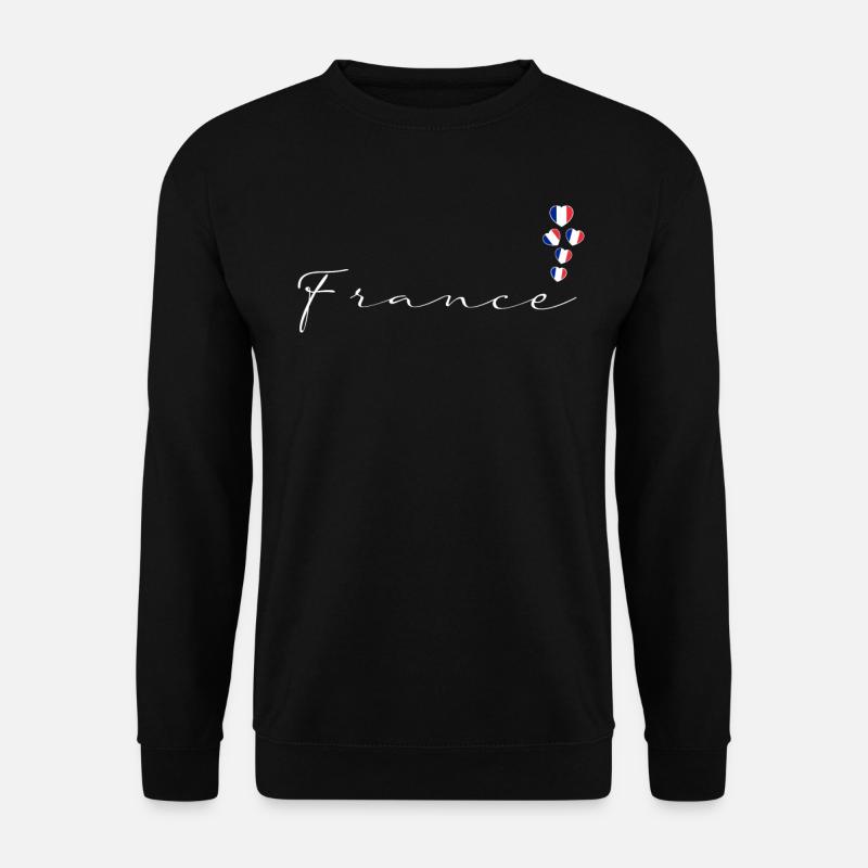 Frankreich - Unisex Pullover - Schwarz
