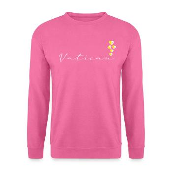 Vatican - Sweat-shirt Unisexe - rose - Devant
