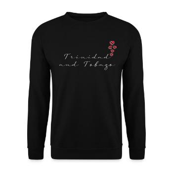 Trinité et Tobago - Sweat-shirt Unisexe - noir - Devant - Alina (178cm) & Michal (187cm)