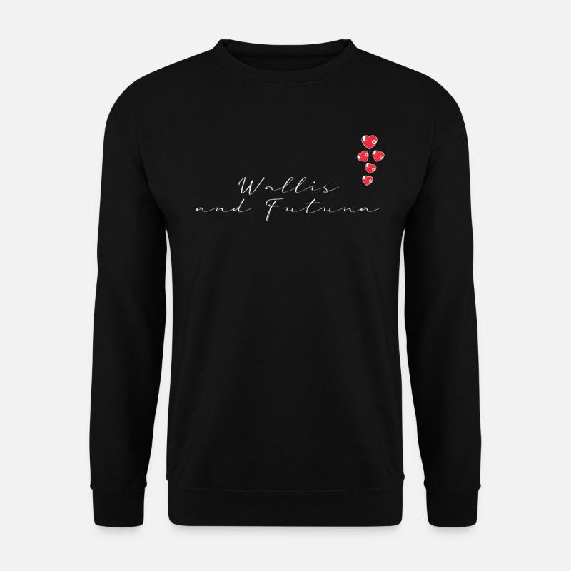 Wallis und Futuna - Unisex Pullover - Schwarz