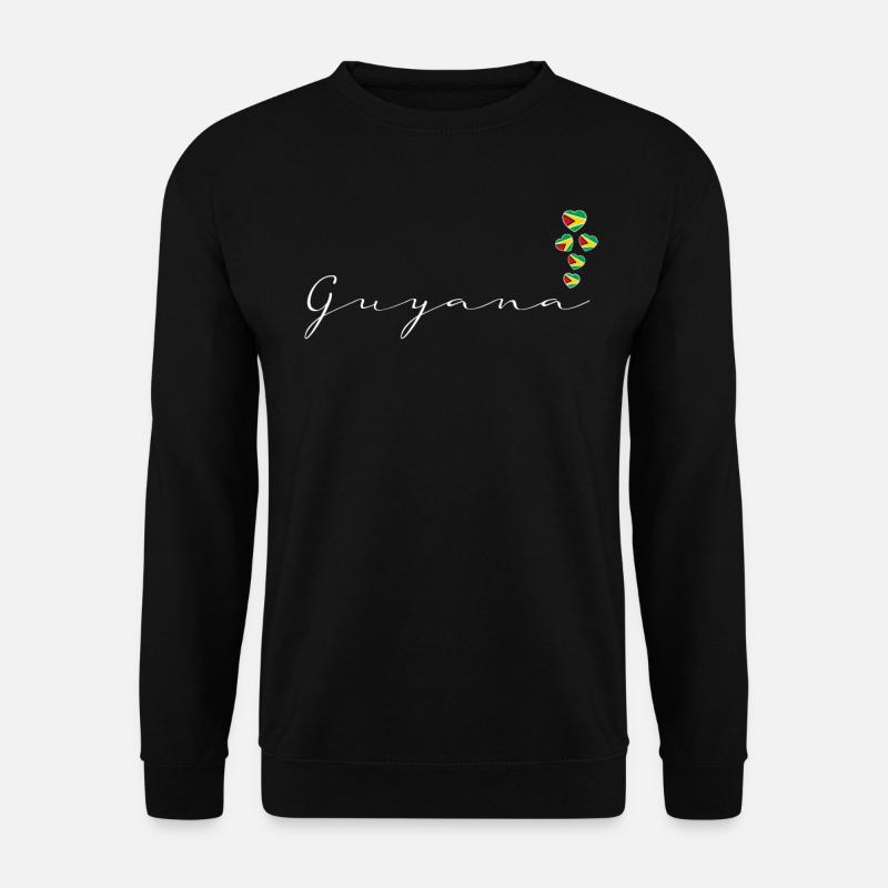 Guyana - Unisex Pullover - Schwarz