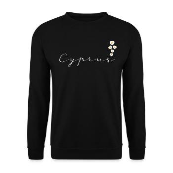 Zypern - Unisex Pullover - Schwarz - Vorne - Alina (178cm) & Michal (187cm)