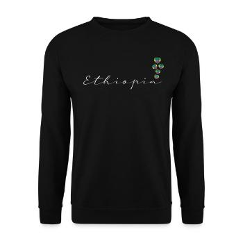 Éthiopie - Sweat-shirt Unisexe - noir - Devant - Alina (178cm) & Michal (187cm)