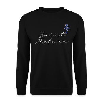 Sainte-Hélène - Sweat-shirt Unisexe - noir - Devant - Alina (178cm) & Michal (187cm)