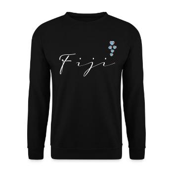 Fidschi - Unisex Pullover - Schwarz - Vorne - Alina (178cm) & Michal (187cm)