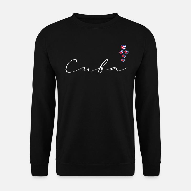 Kuba - Unisex Pullover - Schwarz