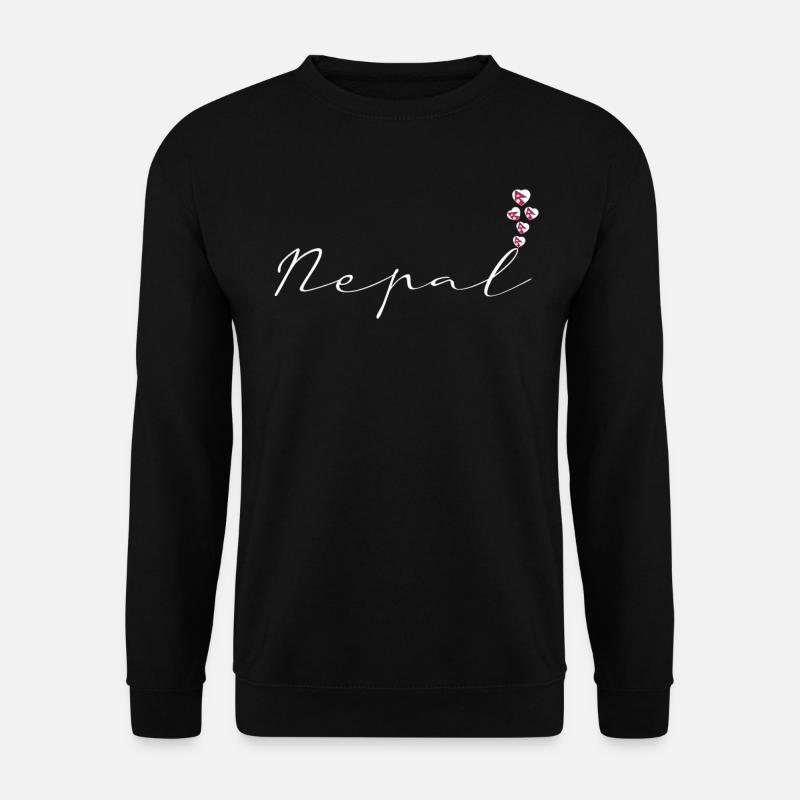 Népal - Sweat-shirt Unisexe - noir