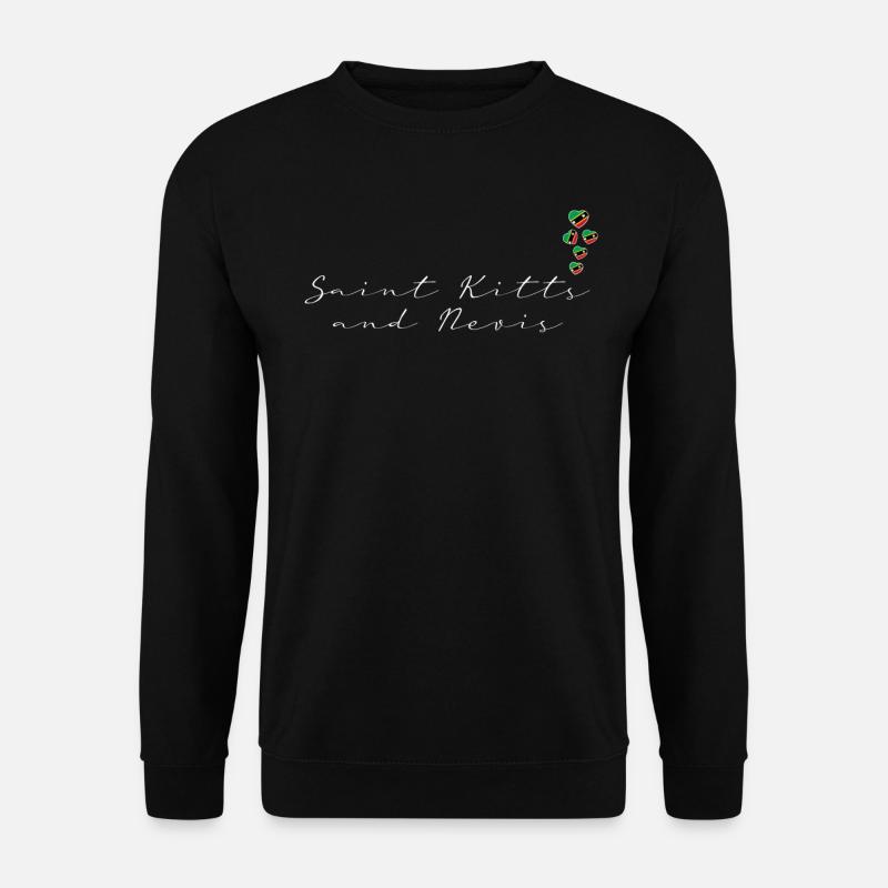 Saint Kitts et Nevis - Sweat-shirt Unisexe - noir