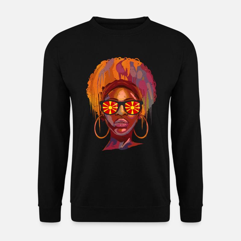 Macédoine - Sweat-shirt Unisexe - noir